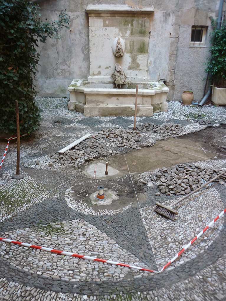 Réalisation d’une calade