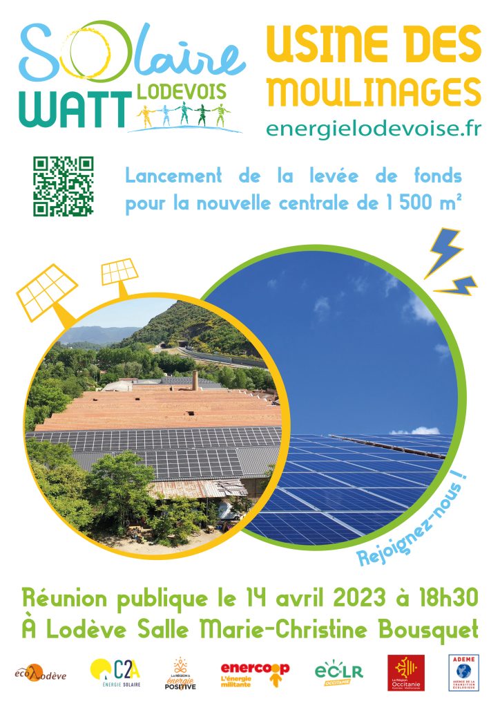 Réunion publique Solairewatt Lodévois – 14 avril 2023
