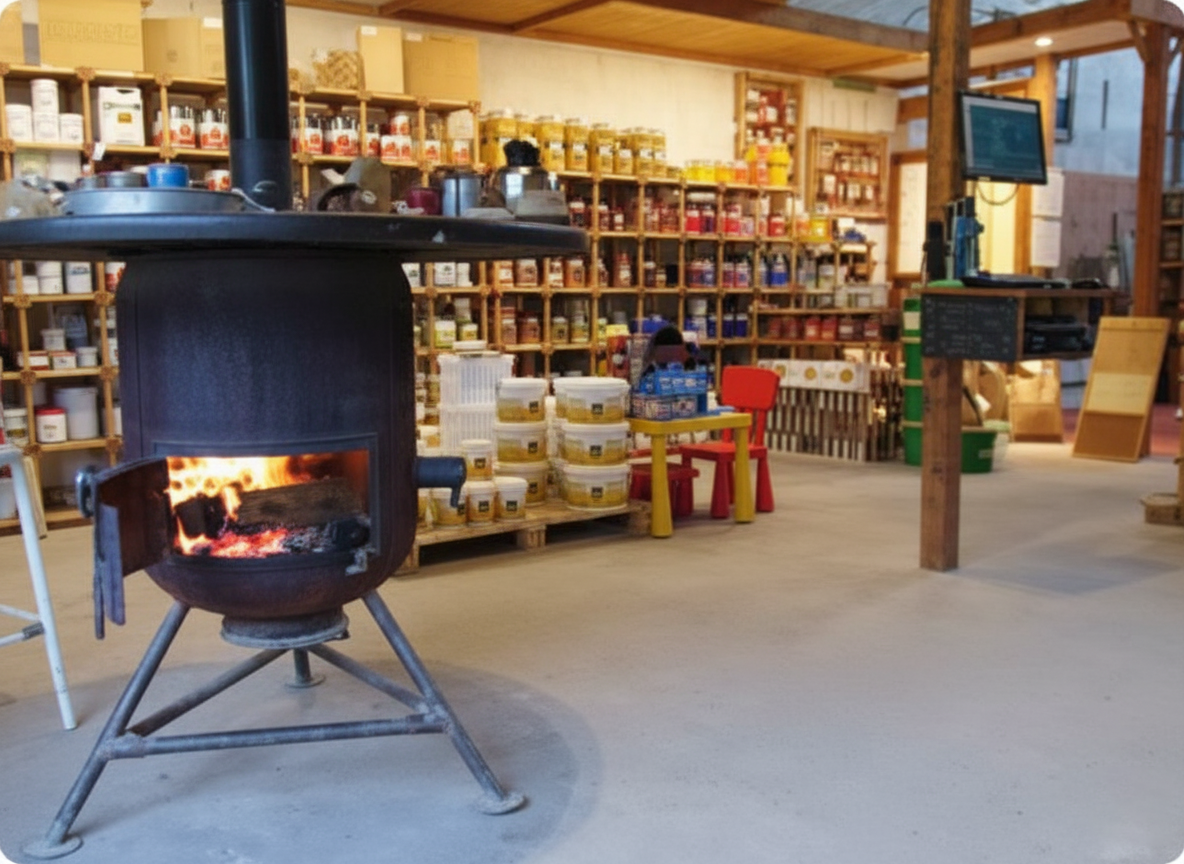 Intérieur du magasin Ecolodeve